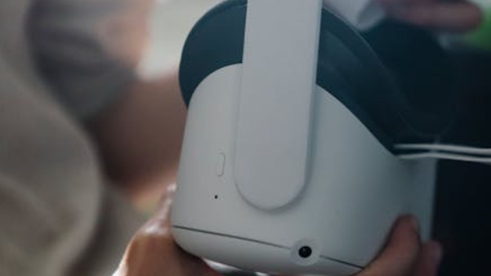 Dispositivo de realidade virtual, pronto para deixar o usuário conectado a novos mundos.